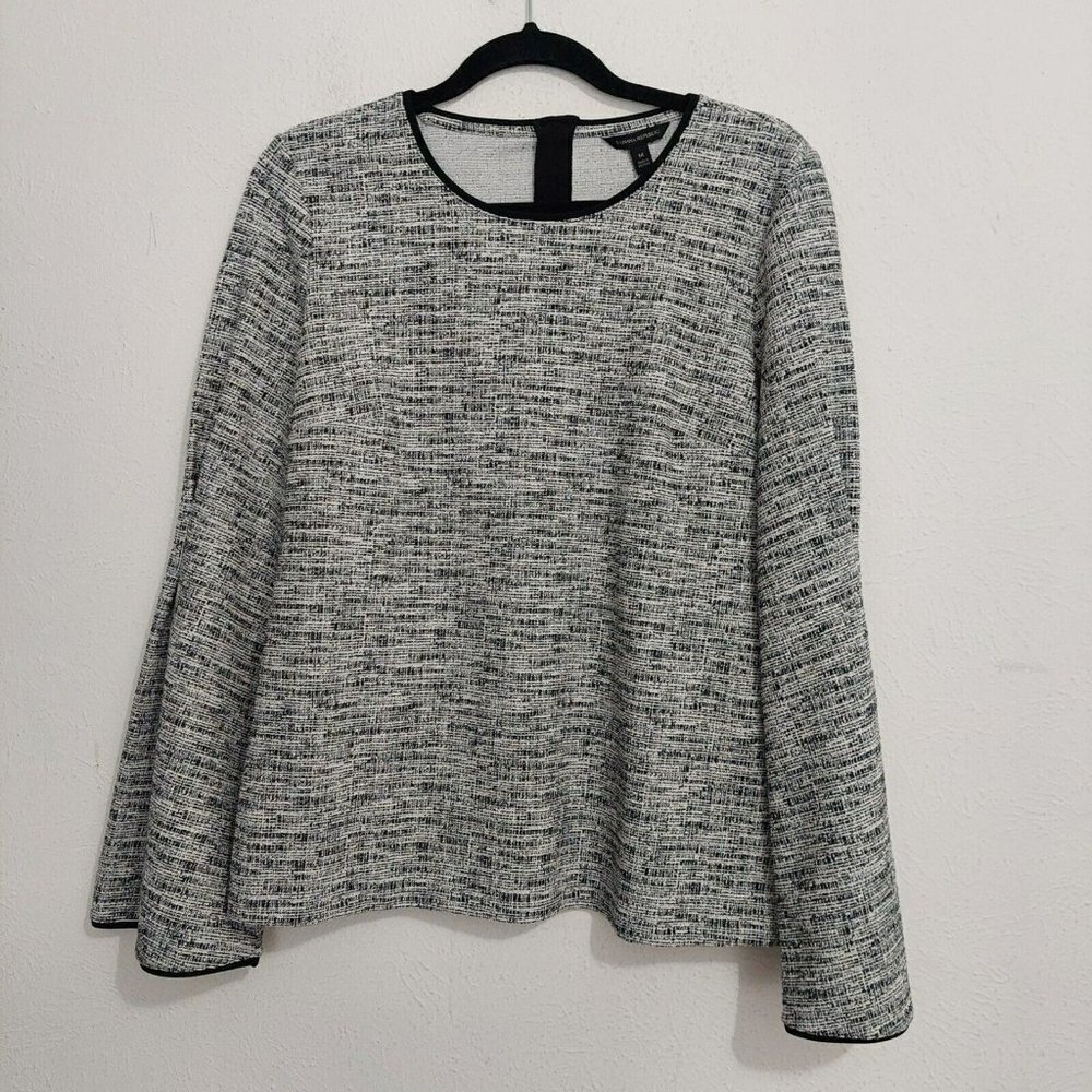 Banana Republic Gray Bell Sleeve Blouse - Picture 3 of 9